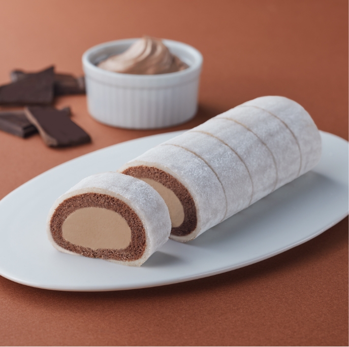 MILK & EGG ROLL CAKE NAMA CHOCO